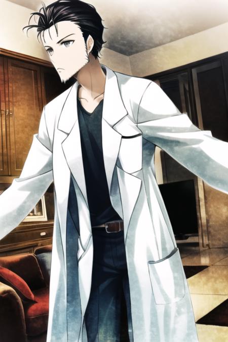 10043-2351229490-best quality, masterpiece, 1boy hukestyle, okaberintarou, hair slicked back, black hair, facial hair, lab coat, living room, sol.png